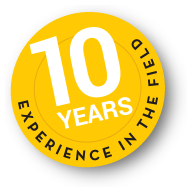 10 ans d'expérience de terrain